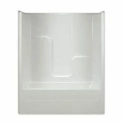 Best Pirce 😀 Aquarius Industries Luxury 60 x 32 in. Right-Hand Drain Fiberglass Reinforced Plastic Tub & Shower Unit in White ❤️