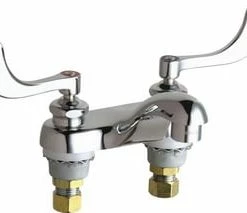 Budget 🤩 Chicago Faucets Two Handle Centerset Bathroom Sink Faucet in Polished Chrome 💯