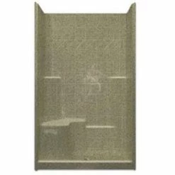 Discount 🎁 Aquarius Industries Millenia Collection 37 x 48 x 80 in. Alcove Shower Unit in White 🔥