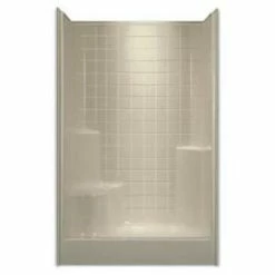 Discount 🧨 Aquarius Industries Luxury 48 x 48 in. Shower with Right Hand Seat in White 🥰