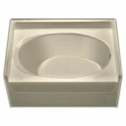 Best deal 😉 Aquarius Industries Luxury 60 x 42 in. Soaker Drop-in Bathtub with Right Drain in Biscuit 💯
