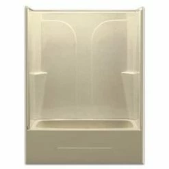 Outlet 🤩 Aquarius Industries Luxury 2-Piece Tub and Shower with Left Drain in White 🔥