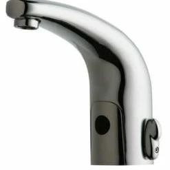Deals ❤️ Chicago Faucets HyTronic® No Handle Sensor Bathroom Sink Faucet in Polished Chrome 👍