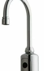 New 🔥 Chicago Faucets HyTronic® No Handle Sensor Bathroom Sink Faucet in Polished Chrome 😉