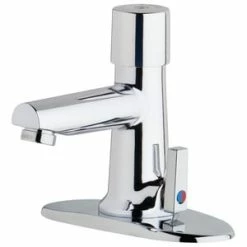 Wholesale 😀 Chicago Faucets MVP™ Single Handle Metering Bathroom Sink Faucet in Polished Chrome 👍