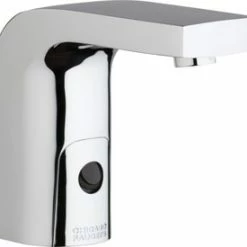 Cheap 💯 Chicago Faucets HyTronic® No Handle Sensor Bathroom Sink Faucet in Polished Chrome ❤️