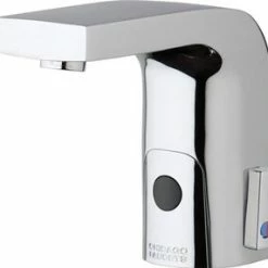 Hot Sale 😀 Chicago Faucets HyTronic® No Handle Sensor Bathroom Sink Faucet in Polished Chrome 🌟