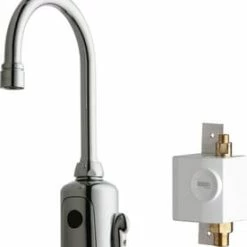 Best deal ❤️ Chicago Faucets HyTronic® No Handle Sensor Bathroom Sink Faucet in Polished Chrome 🌟