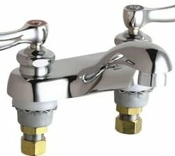 Best Pirce ⌛ Chicago Faucets Two Handle Centerset Bathroom Sink Faucet in Polished Chrome ⭐
