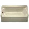 Cheapest 👏 Aquarius Industries AcrylX™ 60 x 32-1/2 in. Soaker Alcove Bathtub Left Drain in White 🧨 -Cheap Chicago Faucets Store Query 99