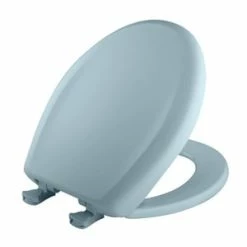Best deal 🔔 Bemis Round Closed Front Toilet Seat with Cover in Regency Blue 😀