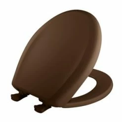 Best deal 💯 Bemis Whisper-Close® Round Closed Front Toilet Seat with Cover in Swiss Chocolate ❤️
