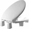 Best Sale ❤️ Bemis Medic-Aid® Elongated Open Front Toilet Seat with Cover in White 😉 -Cheap Chicago Faucets Store Query 303