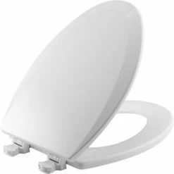 Budget 😀 Bemis Elongated Closed Front Toilet Seat with Cover in Cotton 🎉