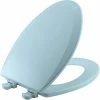 Best deal 🛒 Bemis Elongated Closed Front Toilet Seat with Cover in Dresden Blue 🛒