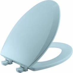 Best deal 🛒 Bemis Elongated Closed Front Toilet Seat with Cover in Dresden Blue 🛒