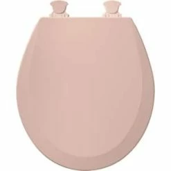 Coupon ✔️ Bemis Round Closed Front Toilet Seat with Cover in Venetian Pink 🧨 -Cheap Chicago Faucets Store Query 48