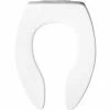 Buy 🎉 Bemis Elongated Open Front Toilet Seat in White ✔️ -Cheap Chicago Faucets Store Query 76